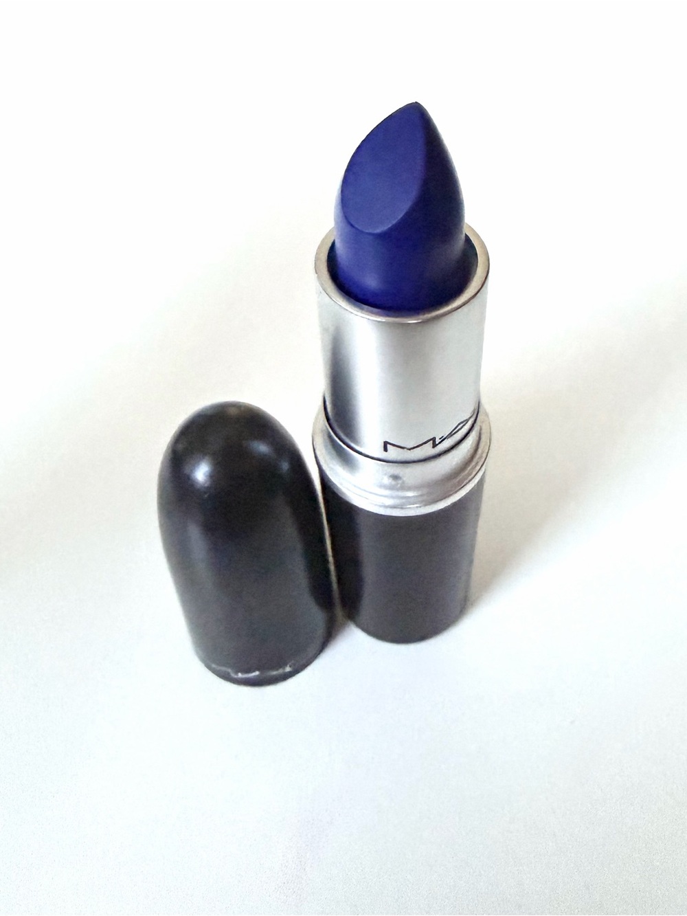MAC Cosmetics Bold Matte Blue Lipstick- “midnight troll”